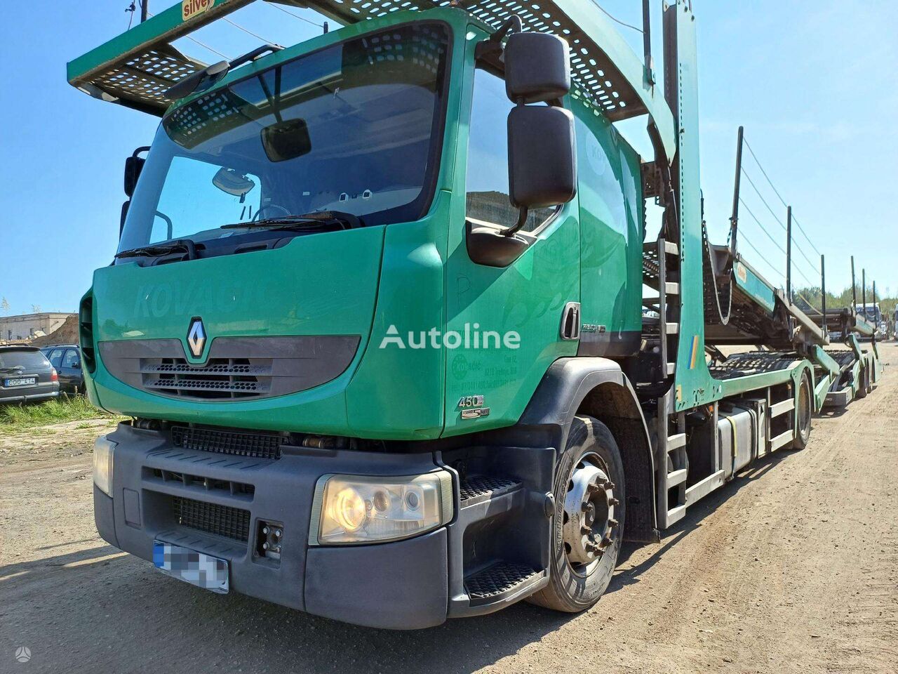 Renault PREMIUM 450 SILVER Car Transporter For Sale Lithuania Utena