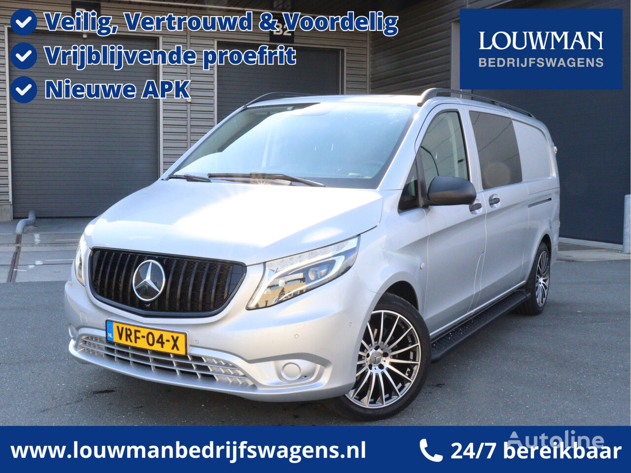 Mercedes Benz Vito Cdi Extra Lang Dubbele Cabine Xl X Schuifdeur