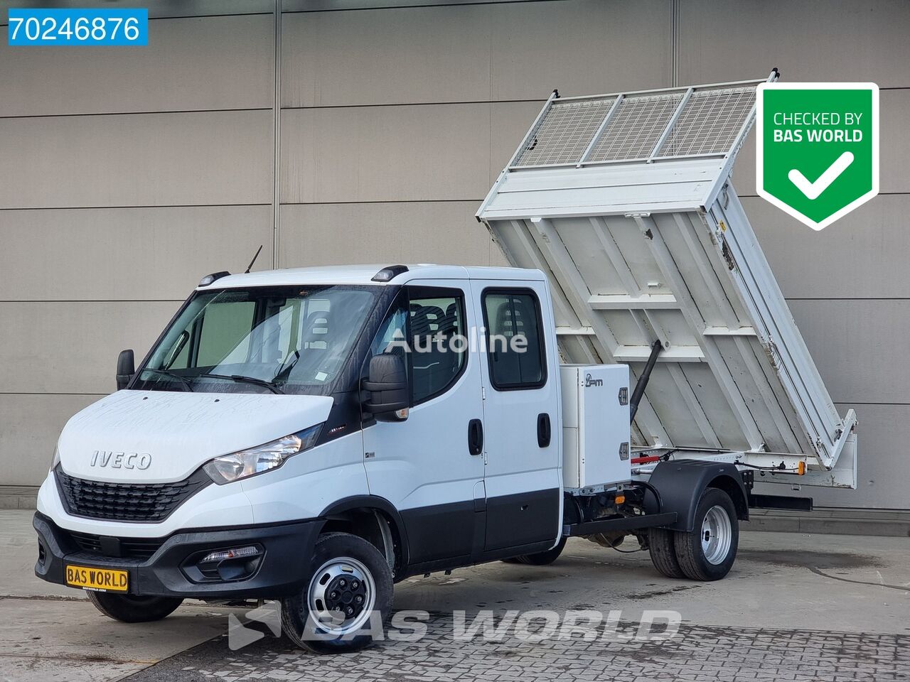 IVECO Daily 35C16 3 0L 160PK Kipper Dubbel Cabine Met Kist 3500kg Trek