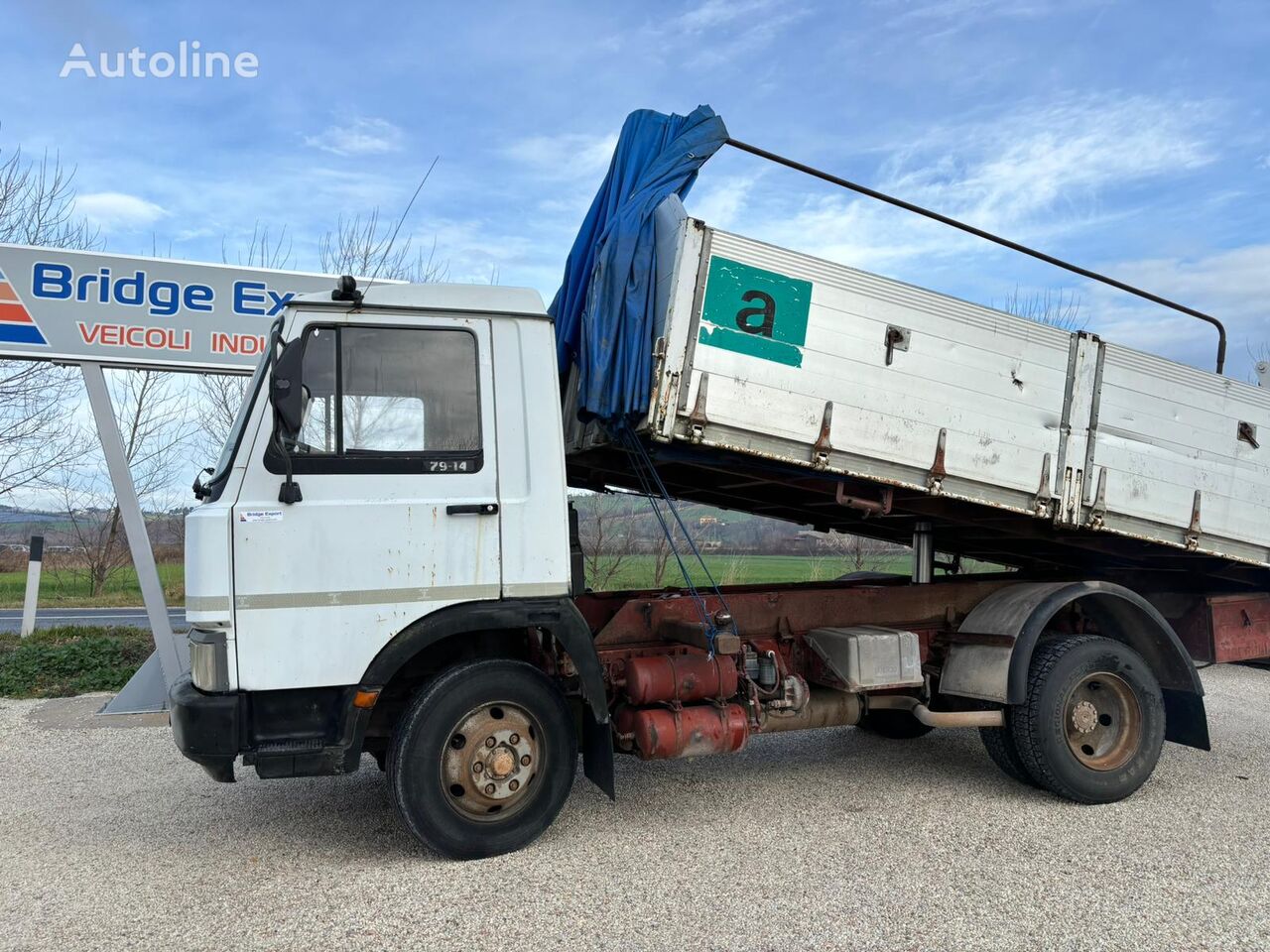 Iveco Turbozeta Ribaltabile Trilaterale Dump Truck For Sale Italy