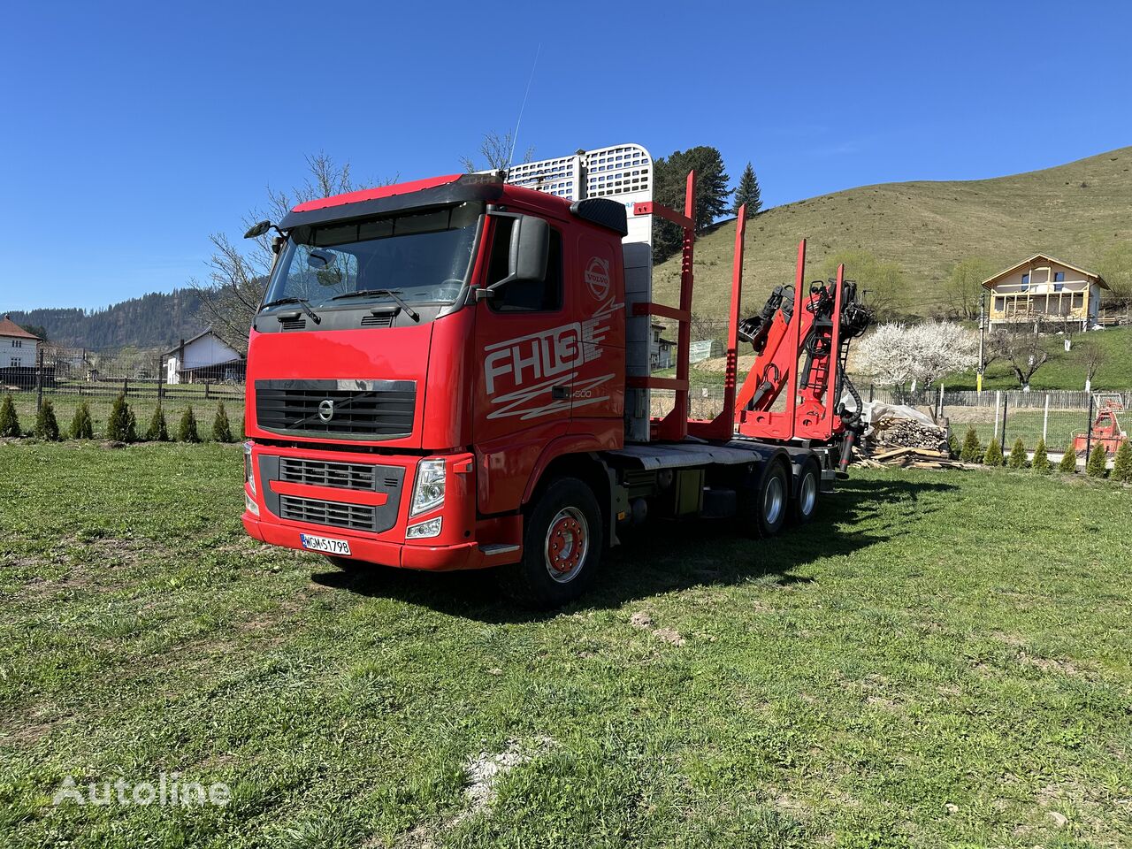 Volvo Holztransporter LKW kaufen Rumänien Strâmtura UK39589