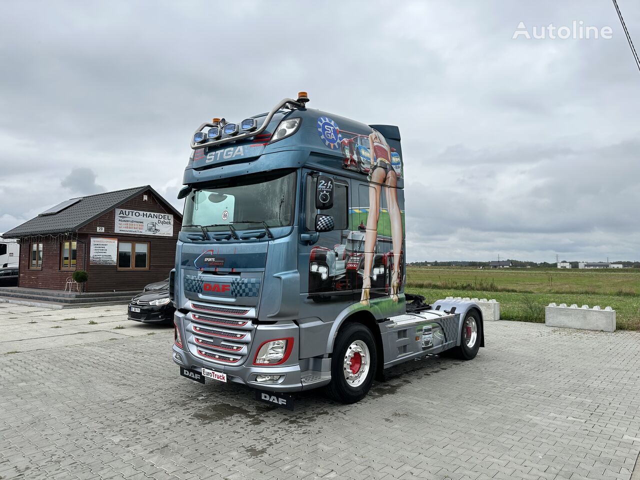 Ci Gnik Siod Owy Daf Xf Super Space Cab Aerograf Import