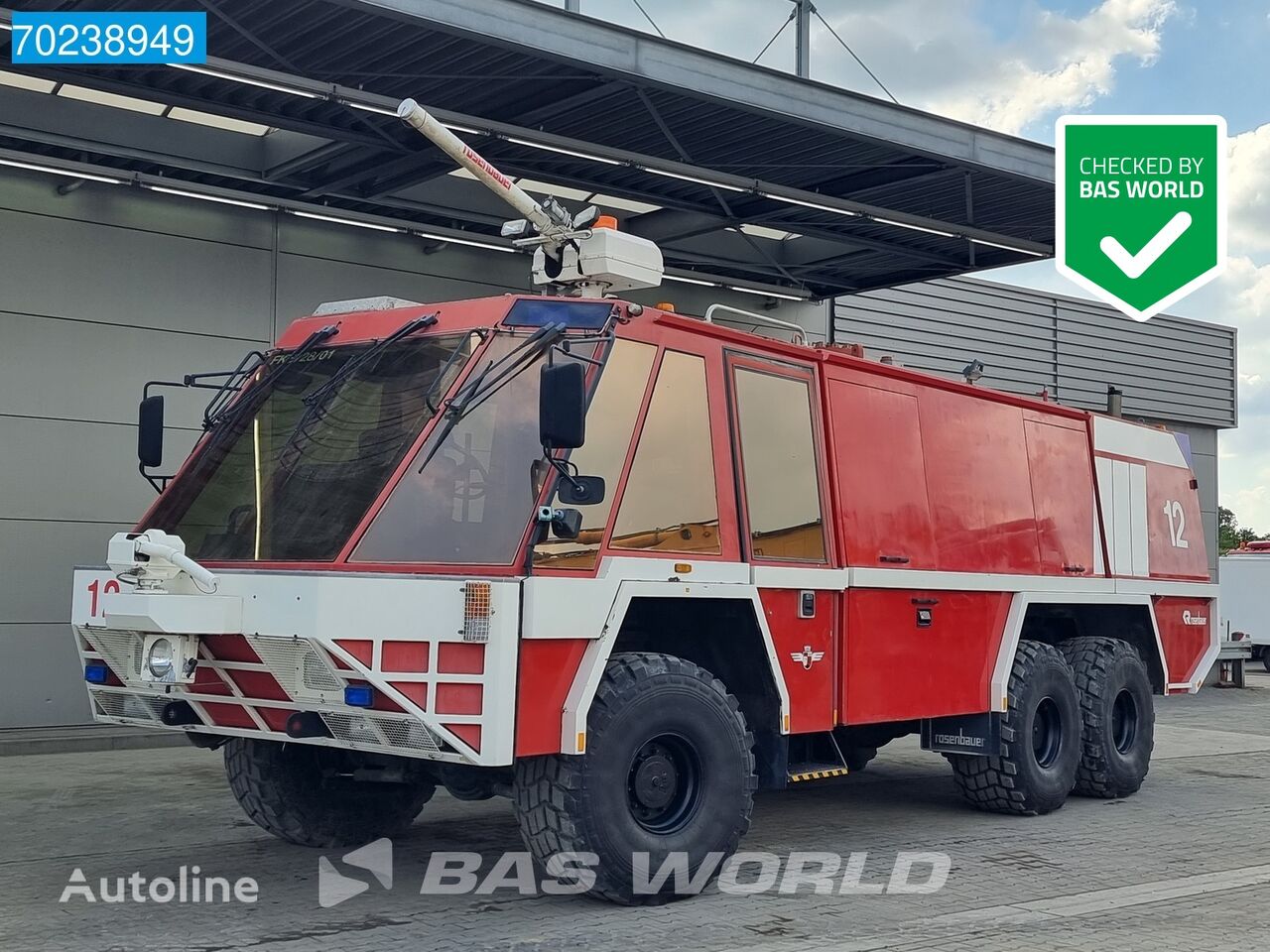 аэродромный пожарный автомобиль Rosenbauer TR 39,816-47 6X6 Rosenbauer PLF 6000 Crashtender