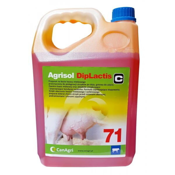 مستلزمات الحيوان الأليف Preparat do dipingu Agrisol DipLactis 71, 5 kg