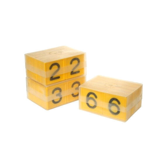 Numbering plates (Digit “0”)