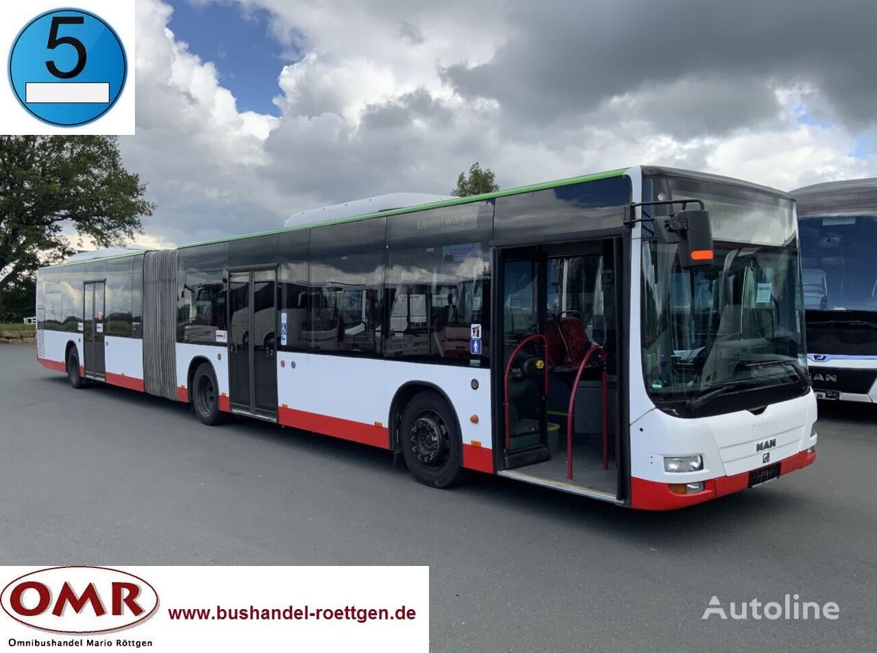 MAN A 23 articulated bus