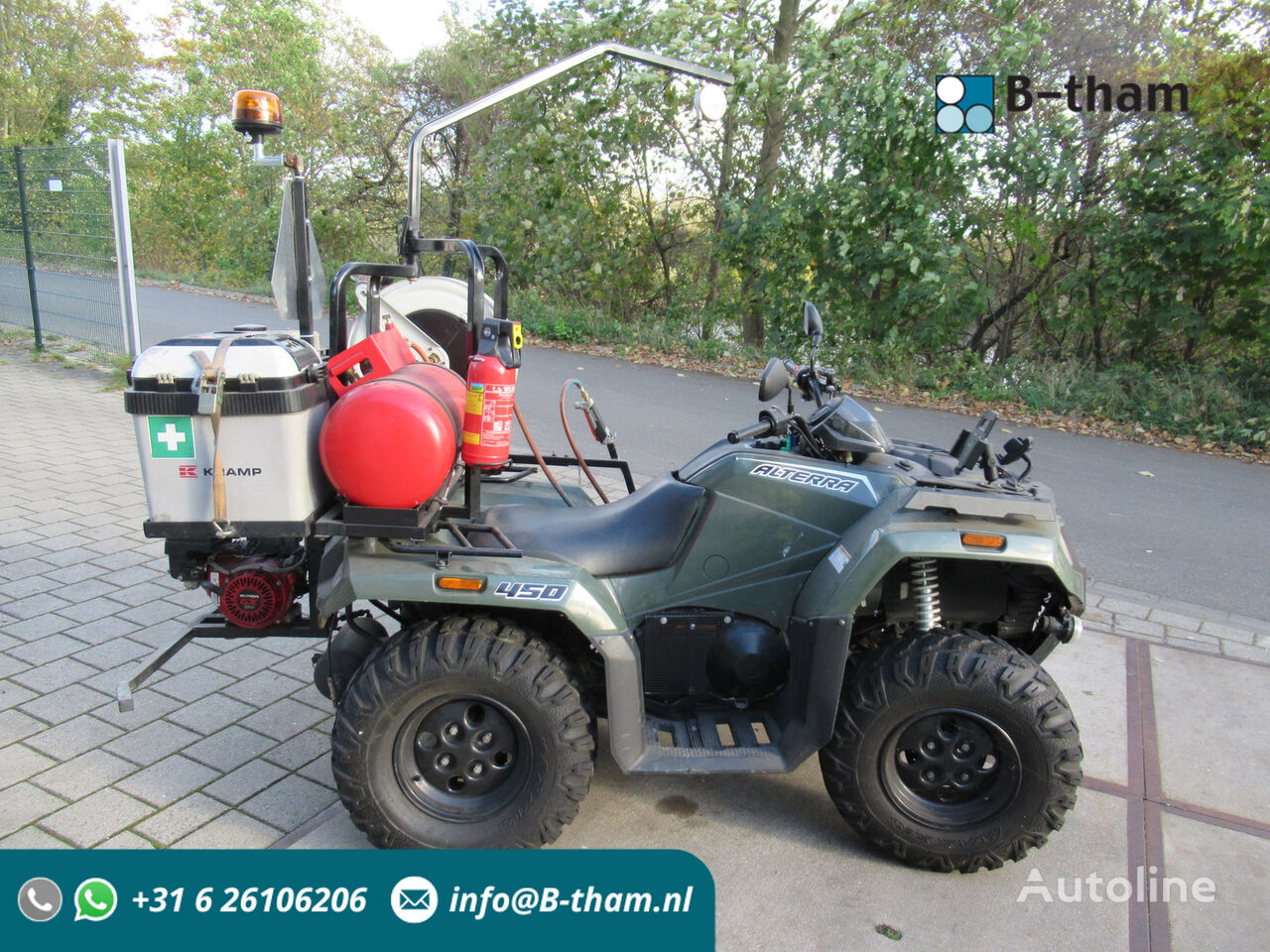 τετράτροχο CAT Artic Alterra 450 4x4 LPG Onkruid Weedcontrol Voertuig