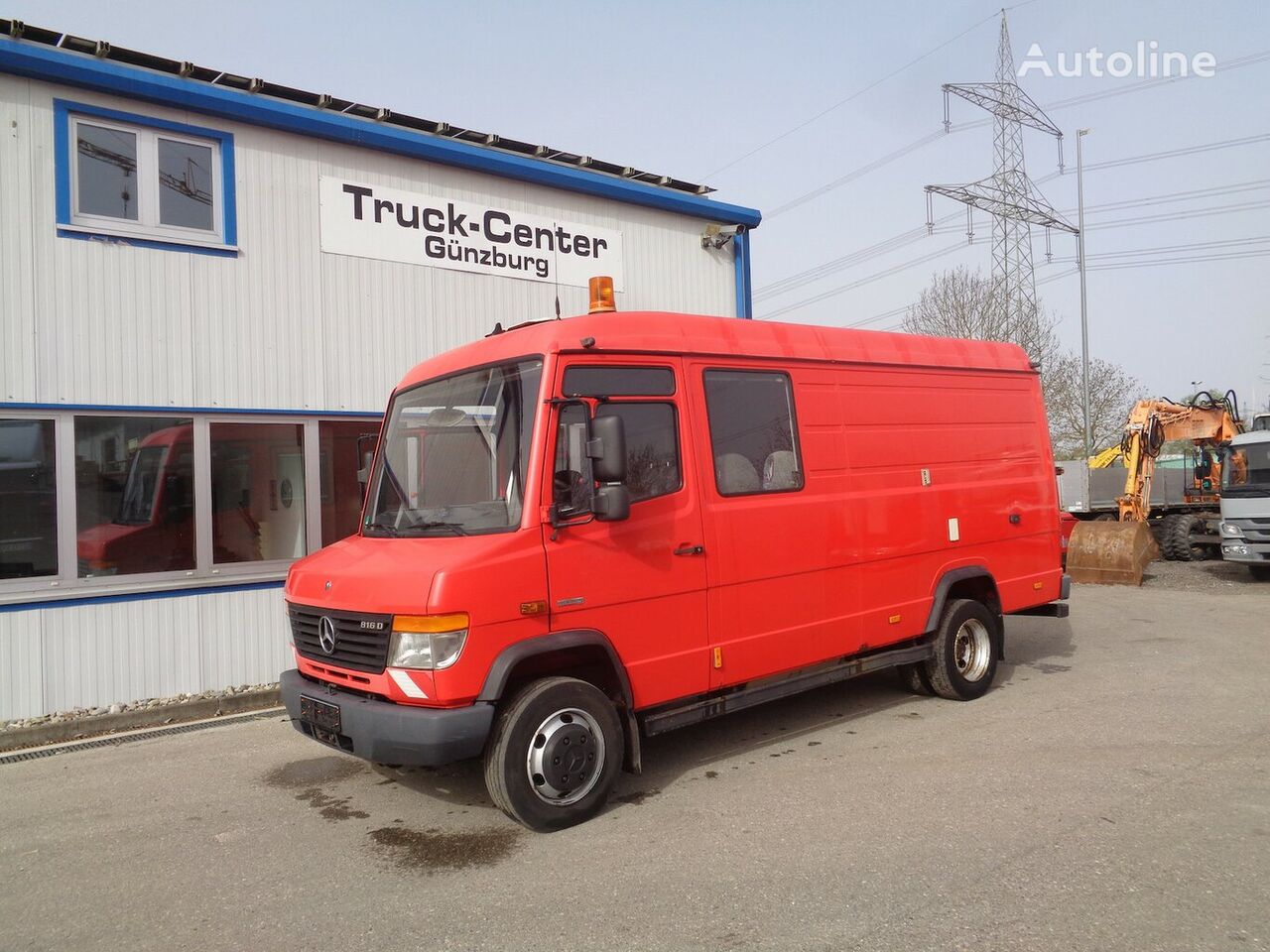 minibus combi Mercedes-Benz Vario 816 TEERKOLONNE Standheizung