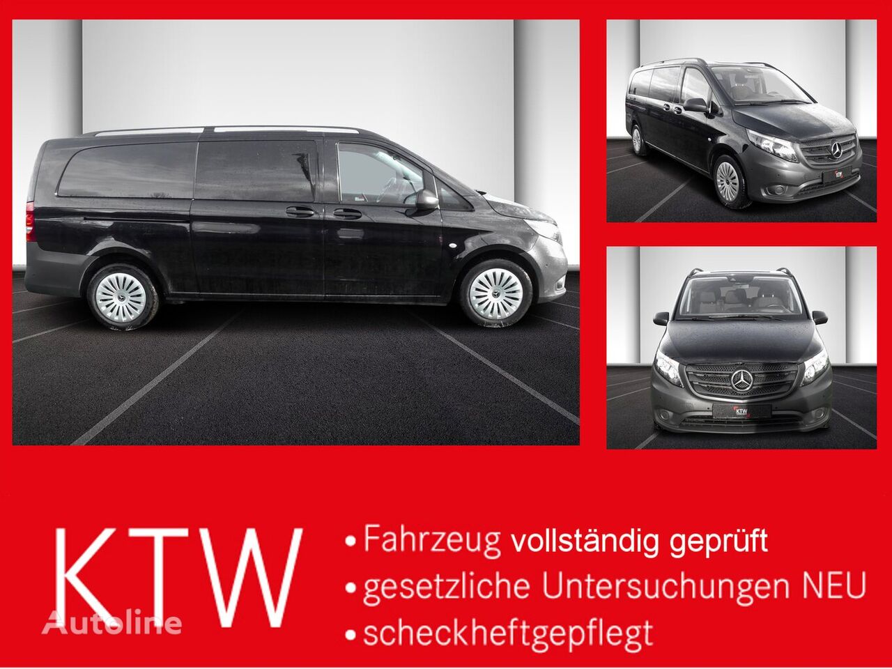 minibus combi Mercedes-Benz Vito 116TourerPro ,Extralang,2xKlima,Kamera,AHK