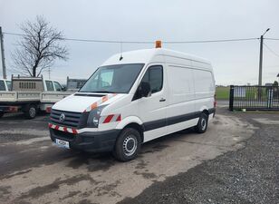 xe van kết hợp Volkswagen Crafter blaszak z zabudową warsztatową