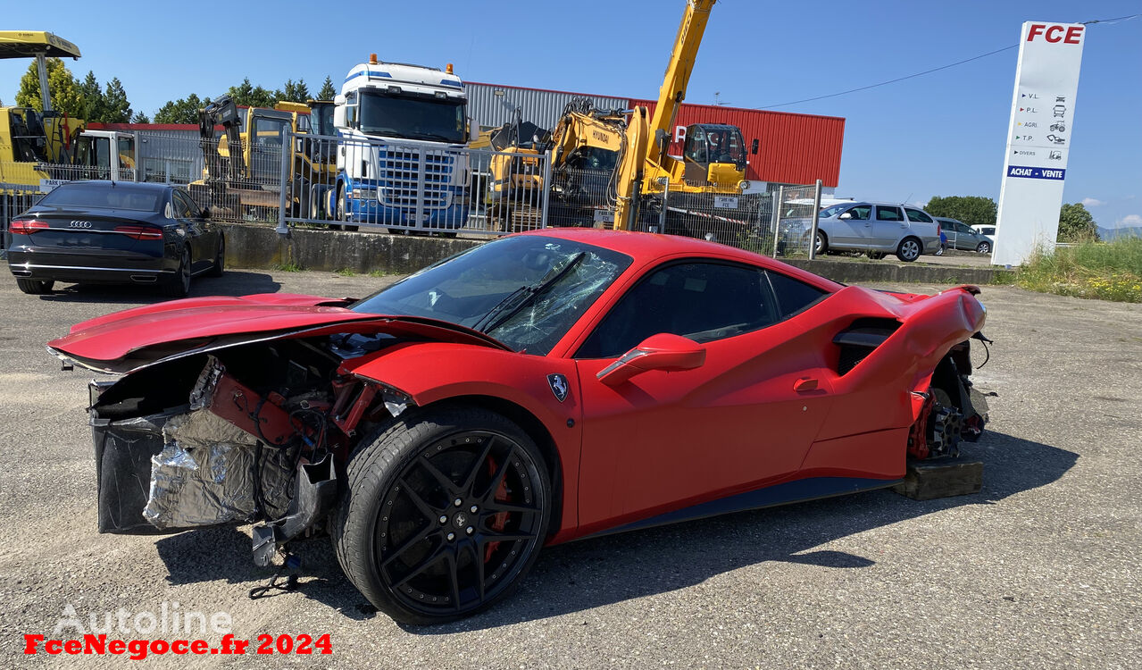 Ferrari 488 GTB Carte Grise Françaises / Origine Française  coupé siniestrado