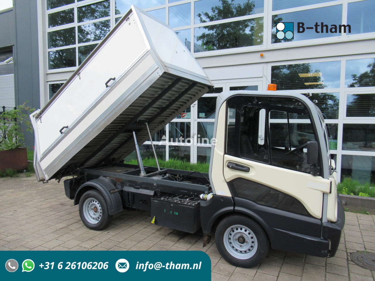 carro de golfe Goupil G5 48V kipper - Tipper Veegvuil ACCU defect