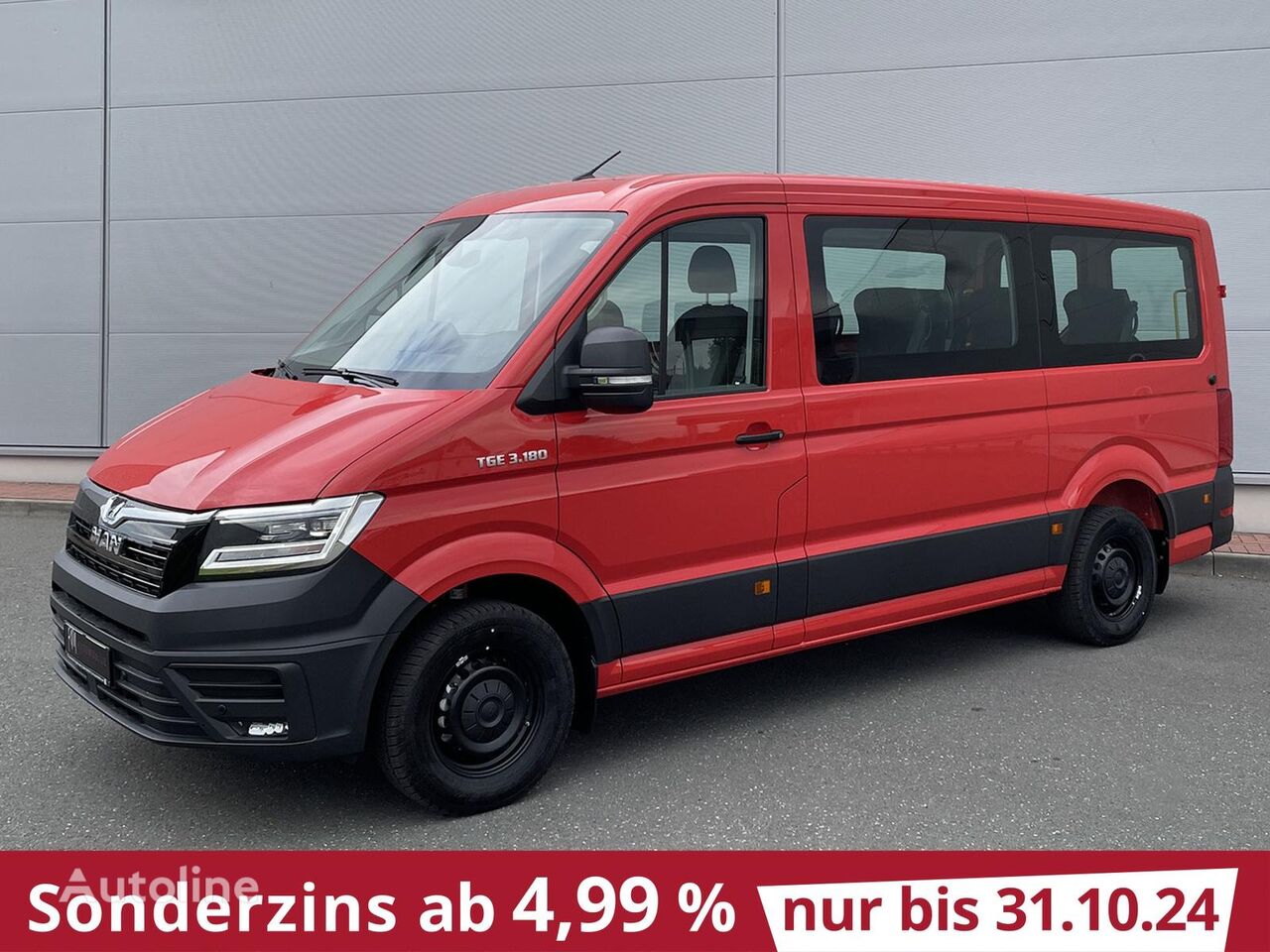 MAN TGE 3.180 Kombi L3H2 FEUERWEHR TEMP LED PDC KAM passenger van