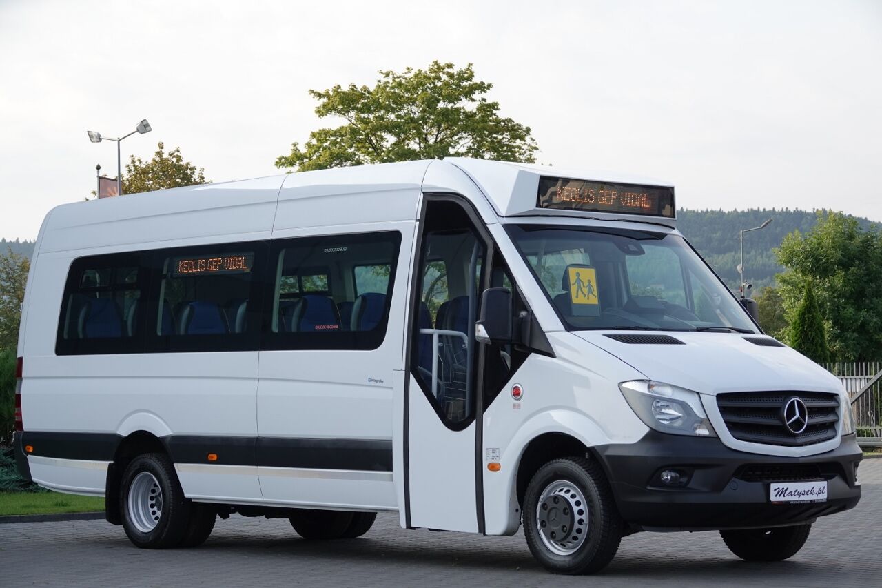 مینی بوس و ون مسافری Mercedes-Benz SPRINTER 516 CDI / EURO 6 / SPROWADZONY / MANUAL / 2016 / 23 MIE