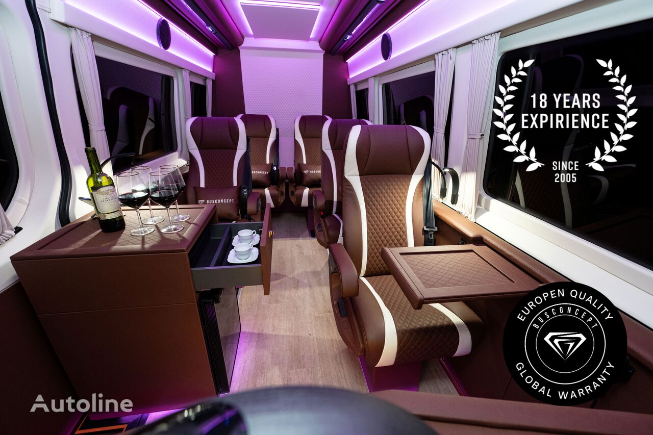 新厢式乘用车 Mercedes-Benz Sprinter 319, VIP class 5+2 by Busconcept Luxury