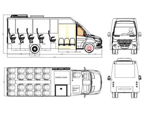 microbuz de persoane Mercedes-Benz Sprinter 515/517 nou