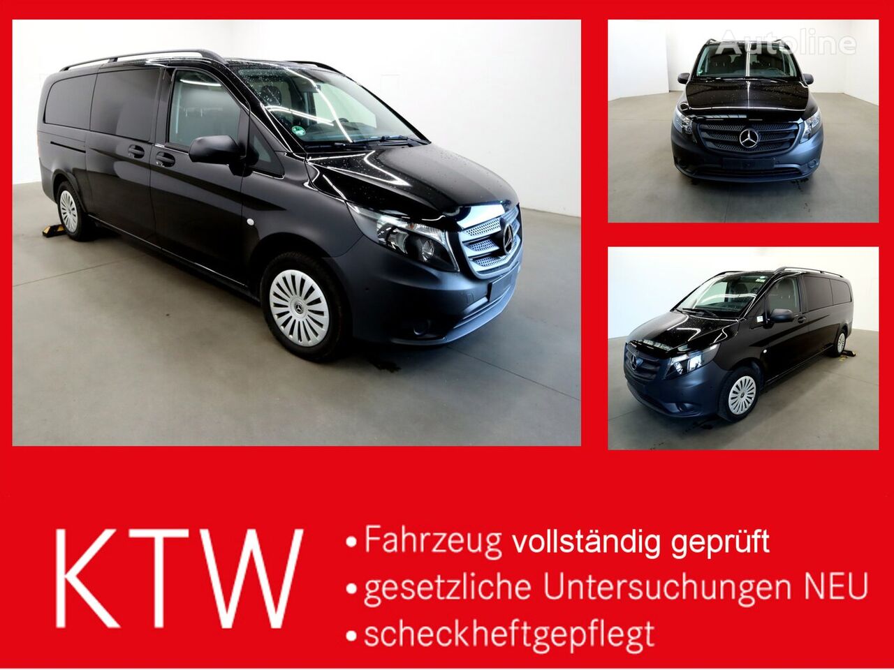 fourgonnette de tourisme Mercedes-Benz Vito 116TourerPro ,Extralang,2xKlima,Kamera,AHK