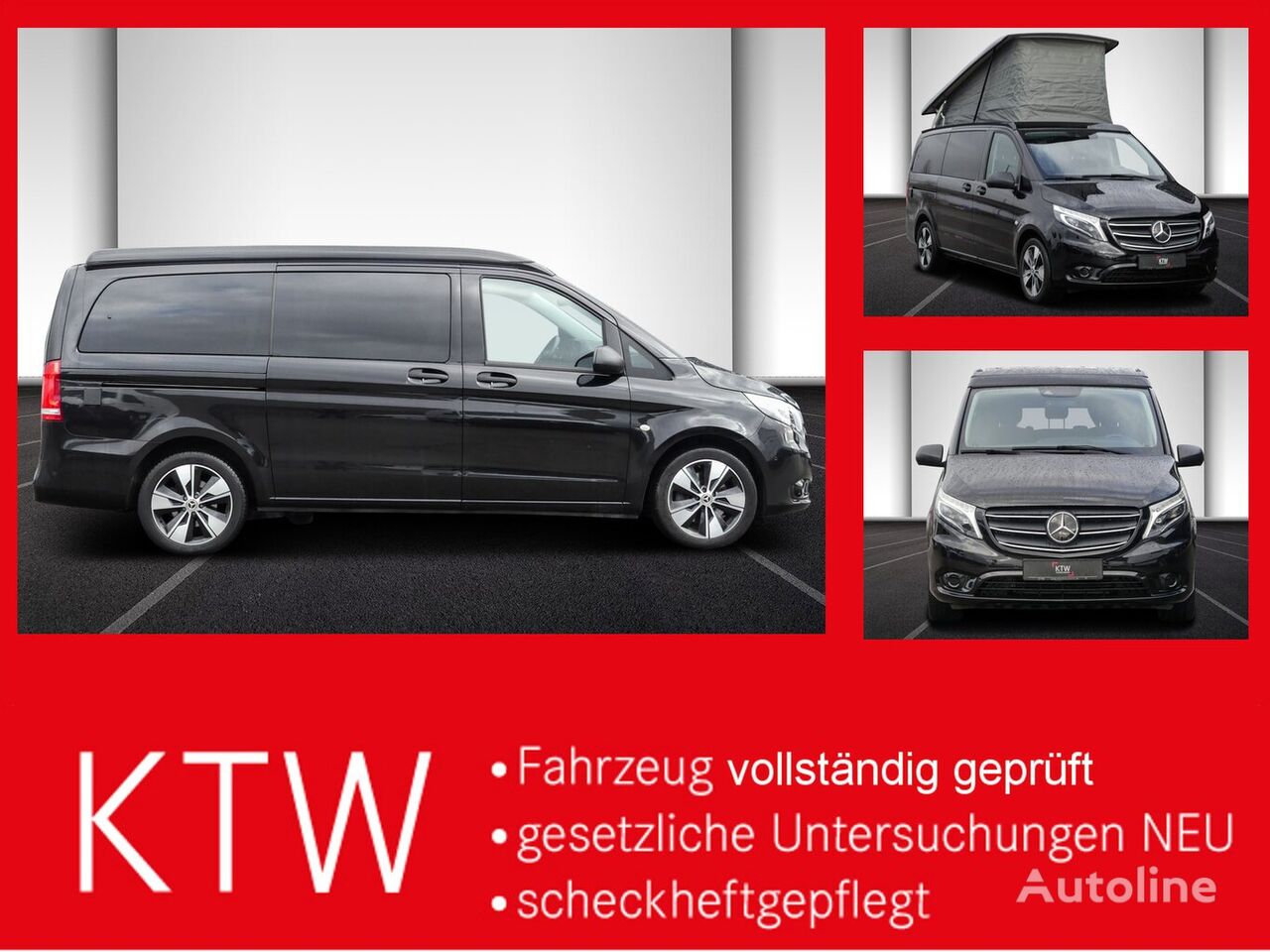 keleivinis mikroautobusas Mercedes-Benz Vito Marco Polo 250d Activity Edition,2xTür,LED