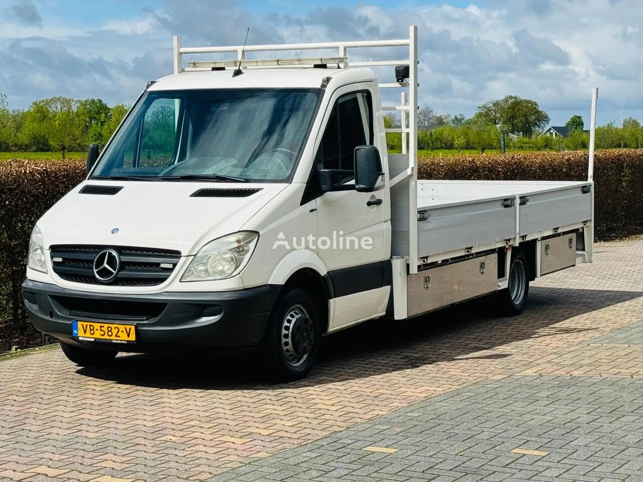 الميكروباصات شاحنة بيك-اب Mercedes-Benz Sprinter 519 CDI 3.0 AIRCO OPEN LAADBAK