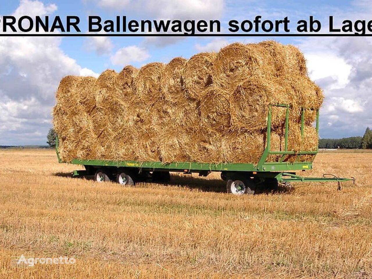 new Pronar bale trailer