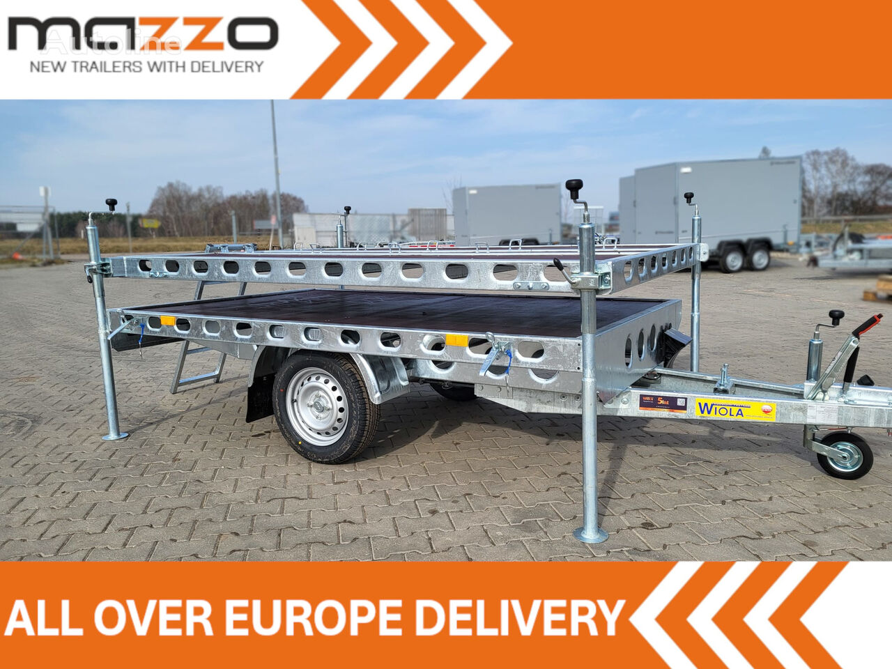 new Wiola BEEHIVE trailer 260x162cm 750kg bee trailer