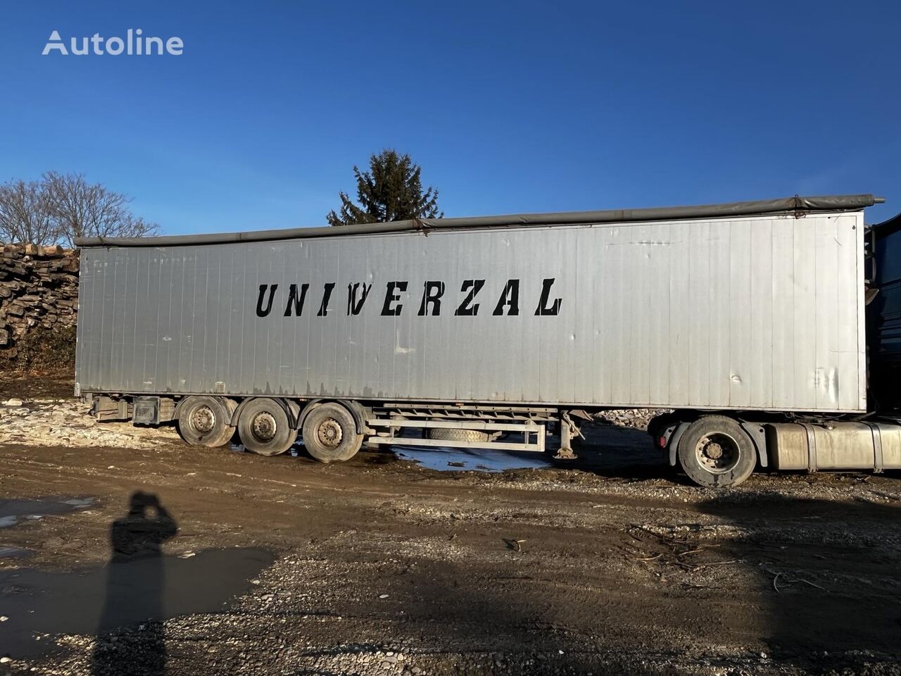 Schmitz Cargobull SW 24 A poluprikolica belt semi-trailer