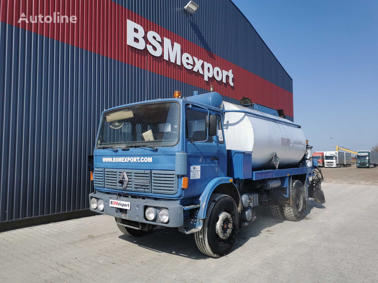 camion cisternă pentru bitum Renault G 340 bitumen truck