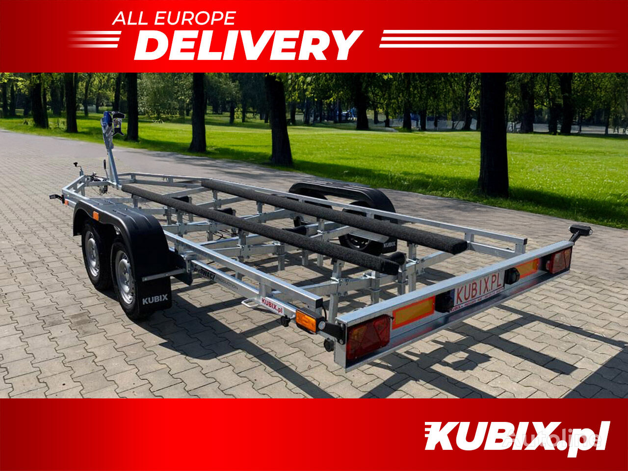 Remorque porte-bateau Kubix Przyczepa pod jacht/łódź 7x2,5 2700kg à vendre | Autoline FR Remorque porte-bateau Kubix Przyczepa pod jacht/łódź 7x2,5 2700kg neuve - Autoline