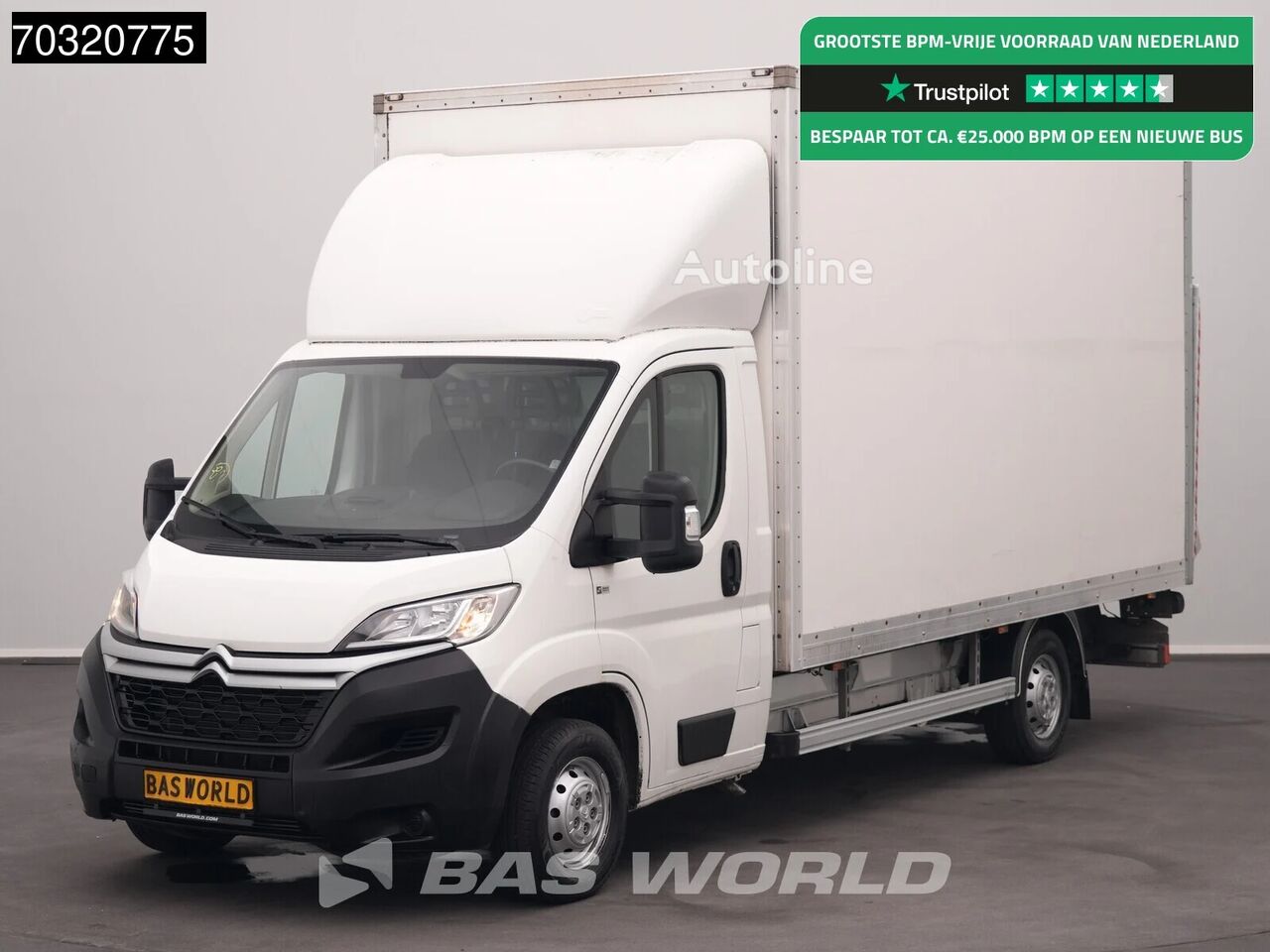 Camion fourgon < 3.5t Citroen Jumper 110pk D'Hollandia Laadklep Zijdeur Bakwagen Airco Euro6 M - Autoline