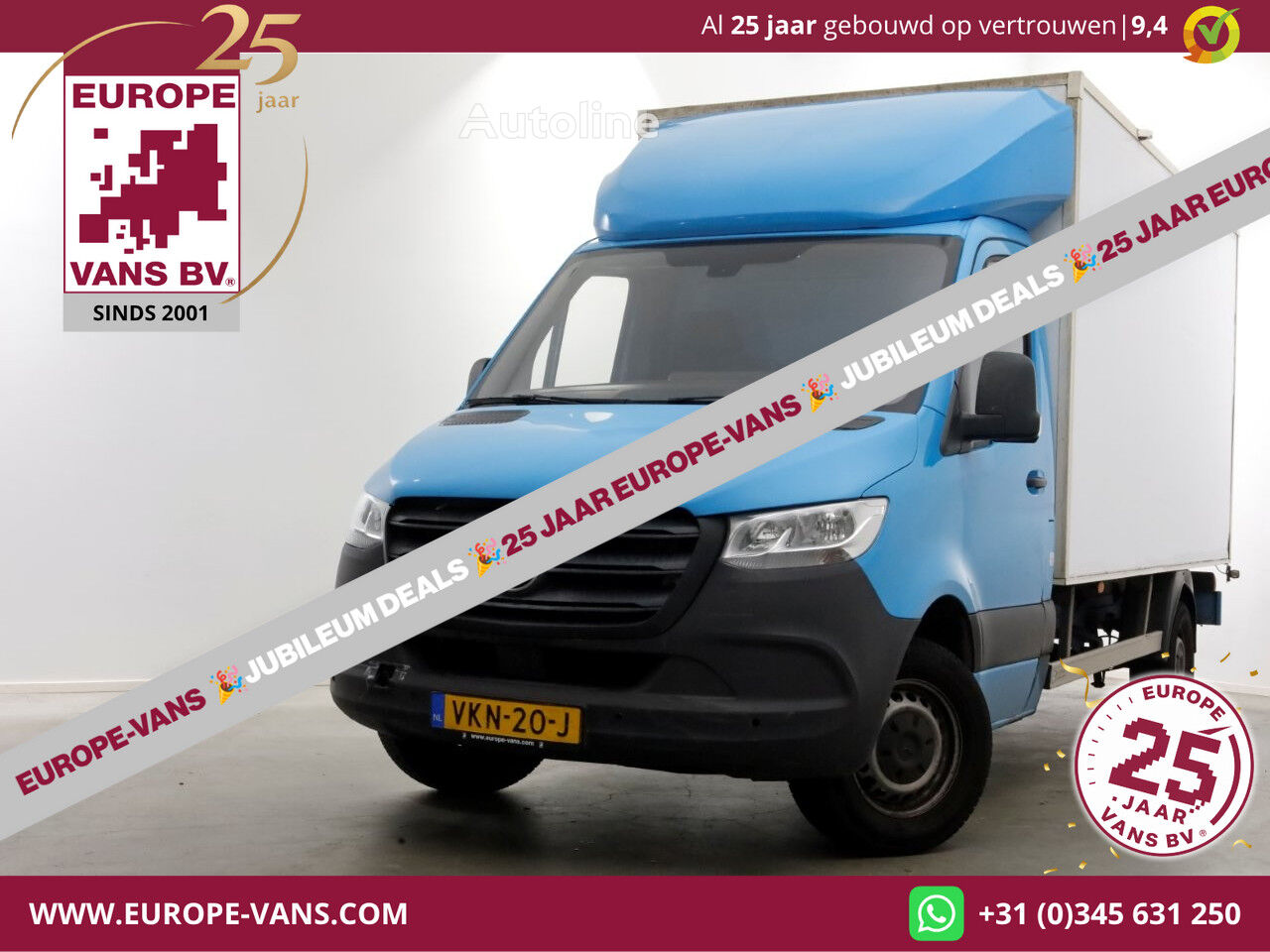 Camion fourgon < 3.5t Mercedes-Benz Sprinter 311 CDI 115pk E6 RWD Bakwagen met achterdeuren 2-Persoo - Autoline