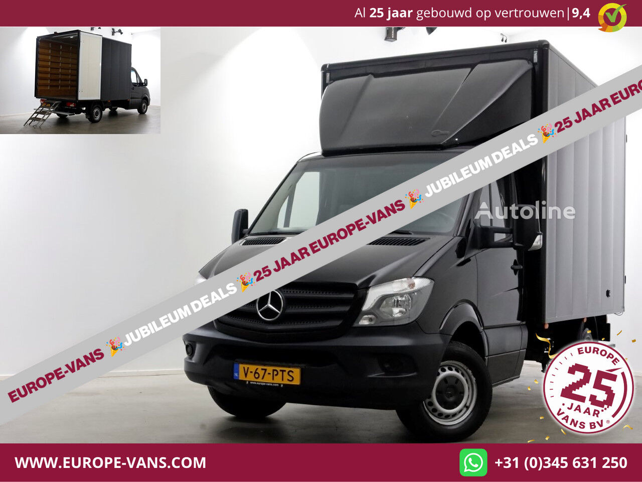 Mercedes-Benz Sprinter 313 CDI 130pk L2H1 Bakwagen met achterdeuren H230cm 1.1 skapbil < 3.5t - Autoline