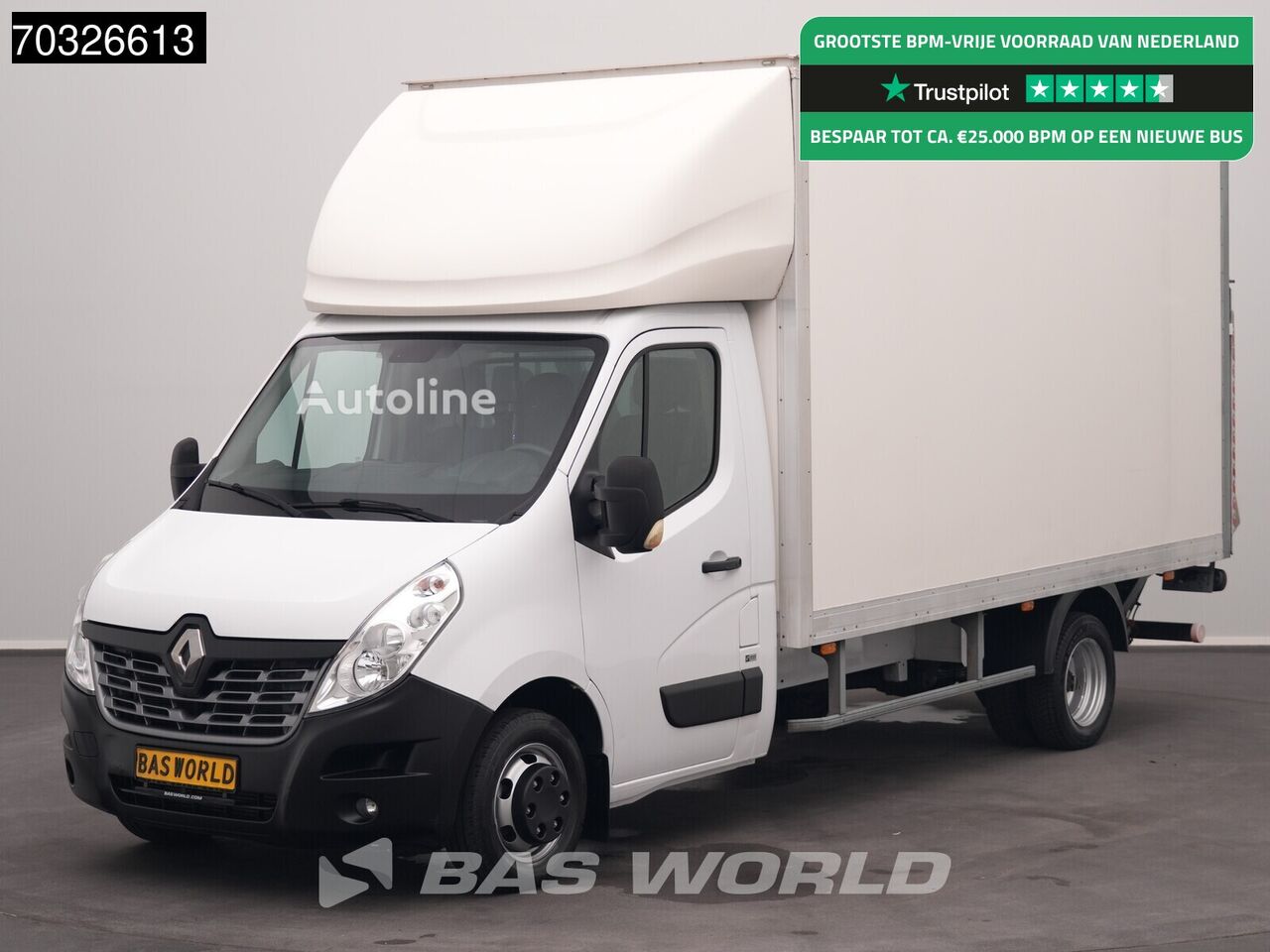 Camion fourgon < 3.5t Renault Master 165PK Laadklep Dubbellucht Bakwagen Airco Cruise Euro6 Me - Autoline