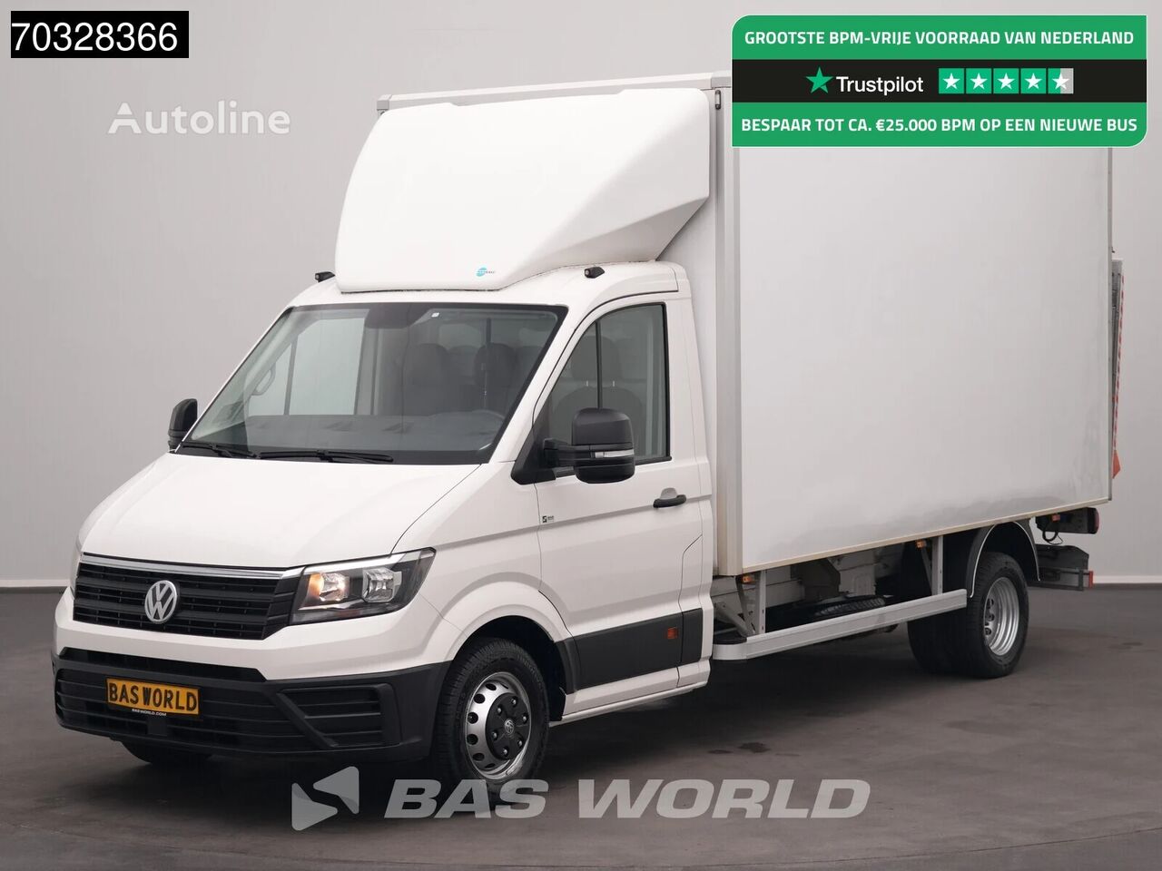 Автофургон < 3.5т Volkswagen Crafter 177pk Laadklep Zijdeur Bakwagen Airco Cruise D'Hollandia - Autoline