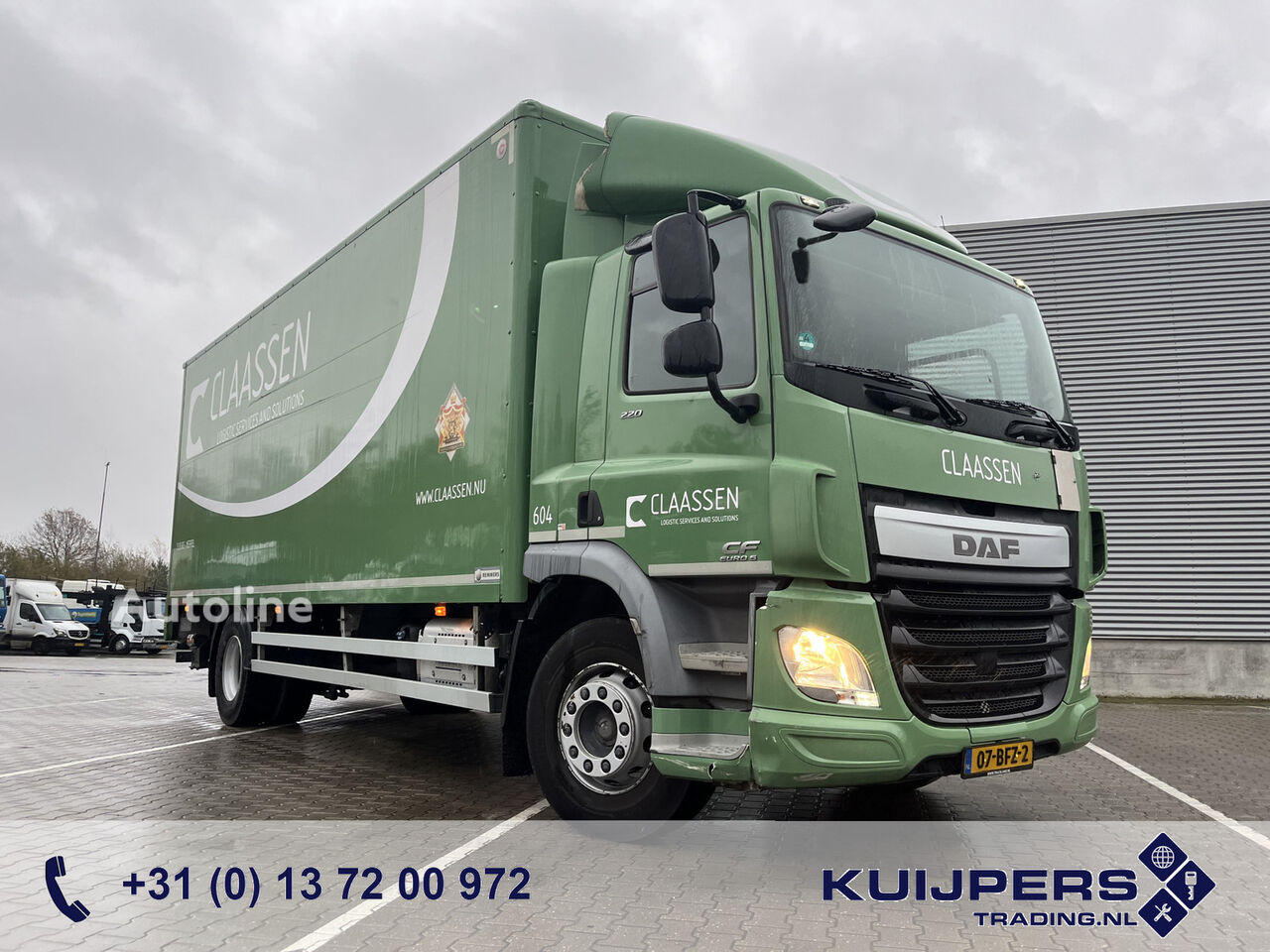 DAF CF 220 FA / 18 Ton / 636 dkm box truck