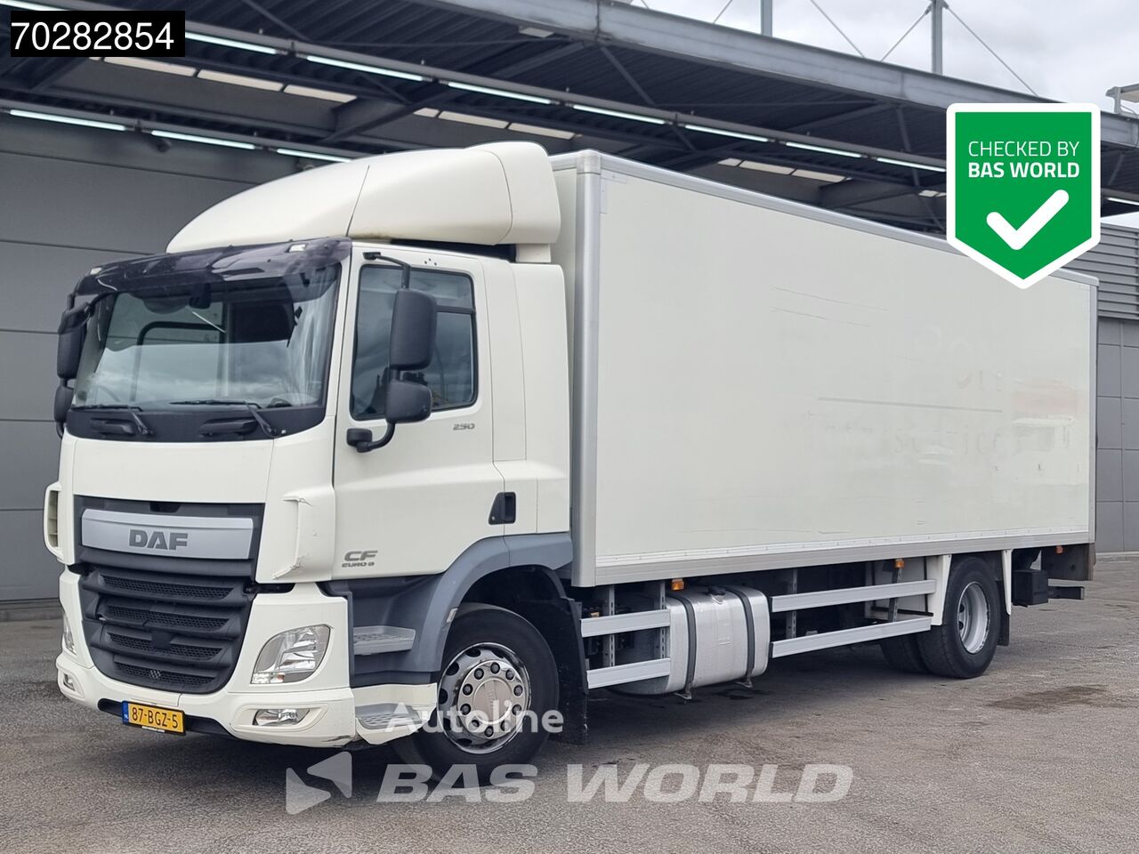 DAF CF 250 4X2 19tons NL-Truck 2000kg Ladebordwand Automatic Euro 6 box truck for sale | Autoline ZA DAF CF 250 4X2 19tons NL-Truck 2000kg Ladebordwand Automatic Euro 6 box truck - Autoline