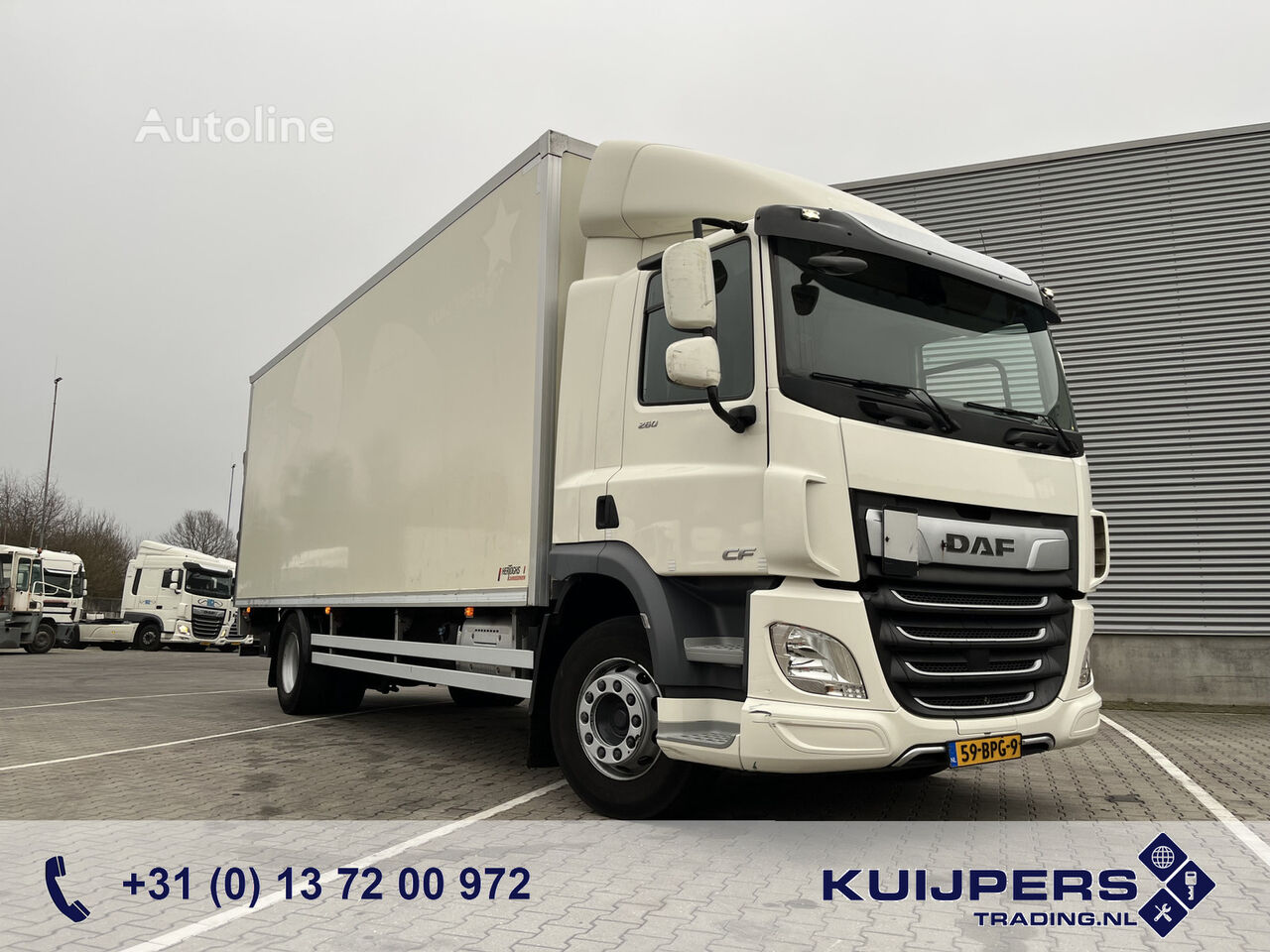 شاحنة مقفلة DAF CF 260 FA / 18 Ton / 350 dkm