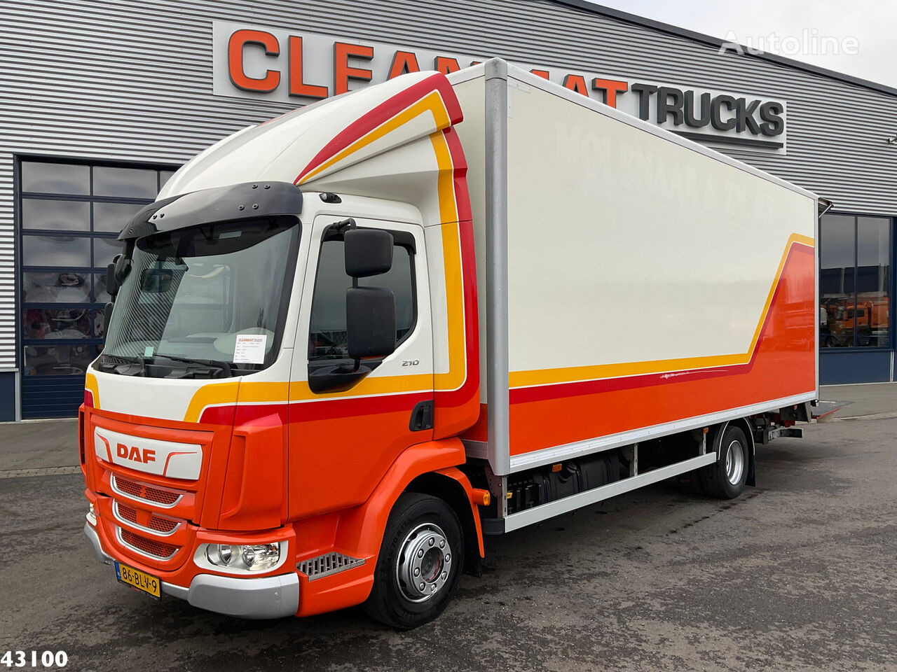 автофургон DAF FA LF 210 Euro 6 with DHollandia taillift