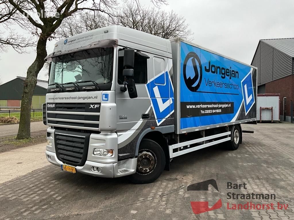 DAF FA XF 105.410 4x2 Lesauto met dubbele pedalen box truck