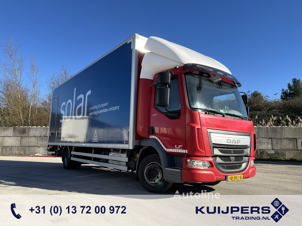 Venta de DAF LF 210 FA / 12 Ton / 416 dkm camión furgón | Autoline UY DAF LF 210 FA / 12 Ton / 416 dkm camión furgón - Autoline