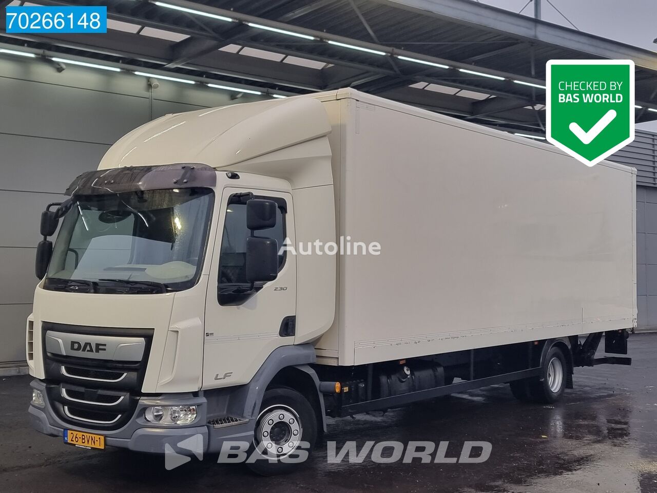 nákladní vozidlo furgon DAF LF 230 4X2 12tons NL-Truck Ladebord Automatic ACC Euro 6