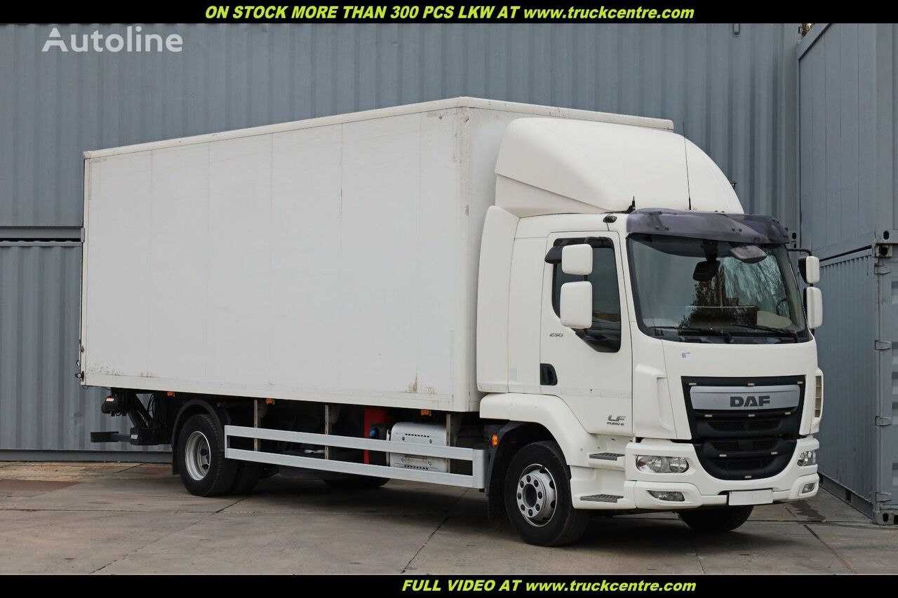 DAF LF 250, TAIL LIFT MBB (1500 KG), 17 PALLETS Koffer-LKW