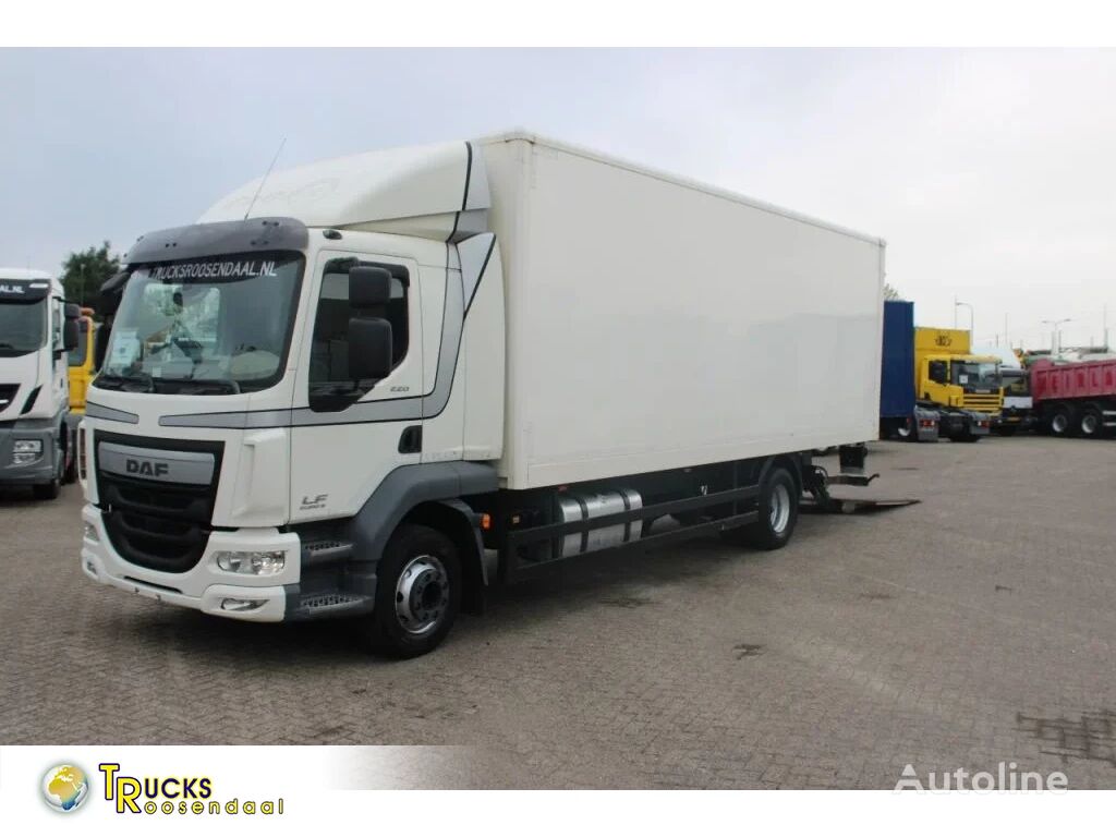 DAF LF reserved 12.220 + EURO 6 + LIFT + NICE TRUCK + BE APK 06-04-2 Koffer-LKW