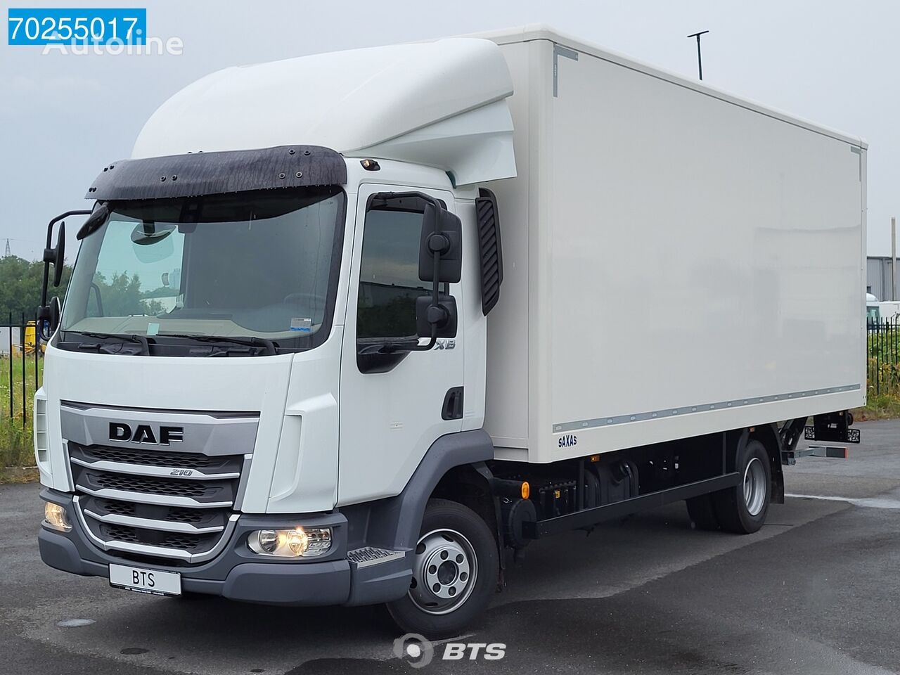 új DAF XB 210 4X2 NEW 7.5tonner GSR Manual Saxas ACC dobozos teherautó