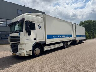 DAF XF 410 105XF Euro 5 / Manual / 2 Axle Trailer box truck + closed box trailer