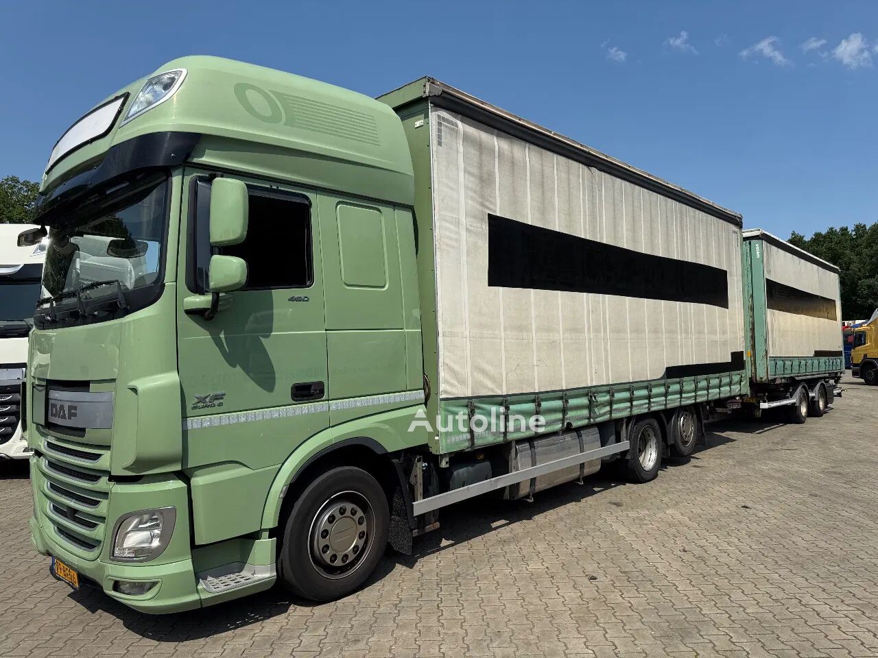 DAF XF 460 6X2 Jumbo Volume kombi Standairco Hefdak 8.1 + 7.8M 120m3 Koffer-LKW - Autoline