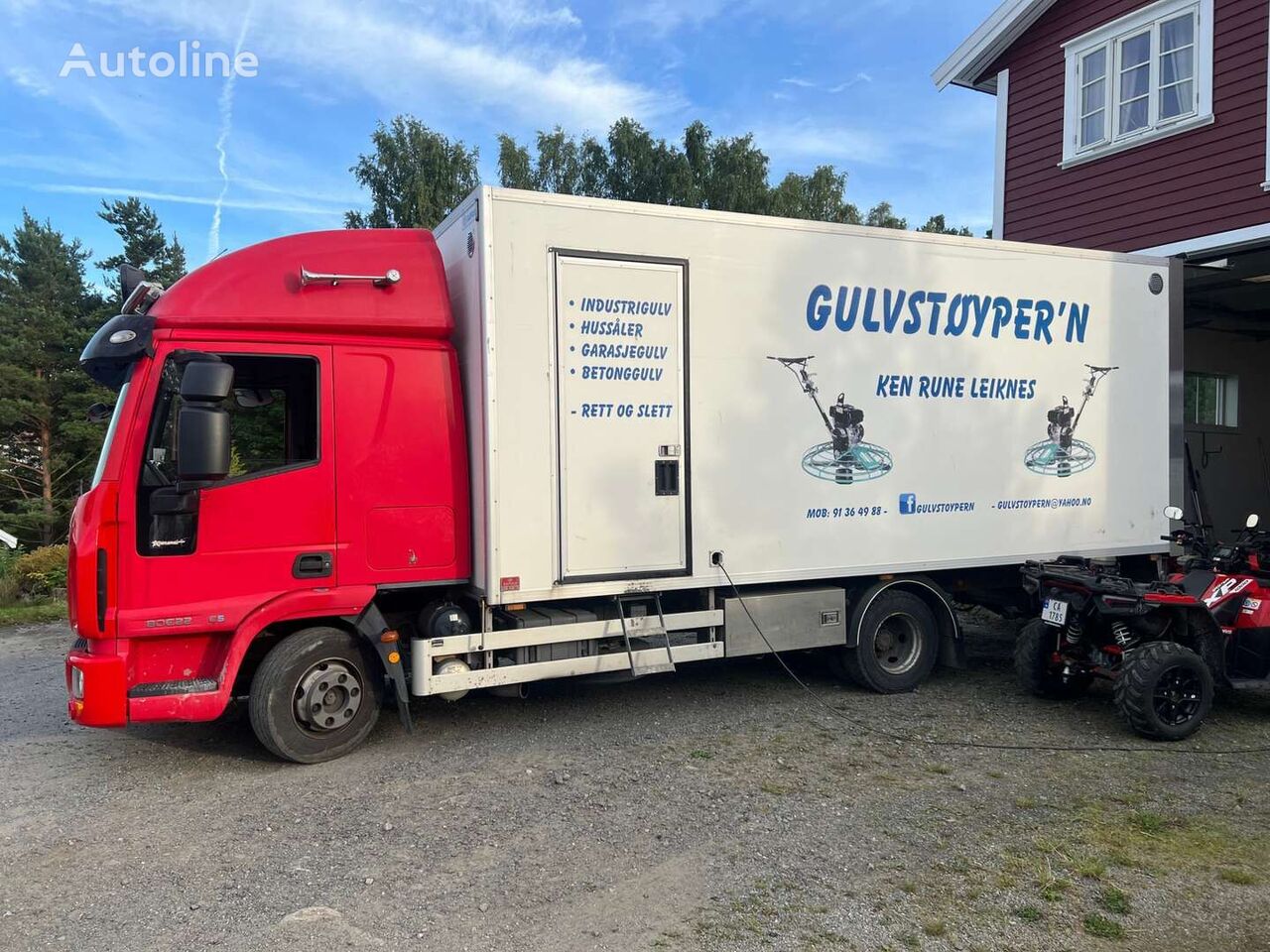 IVECO 80E22 box truck