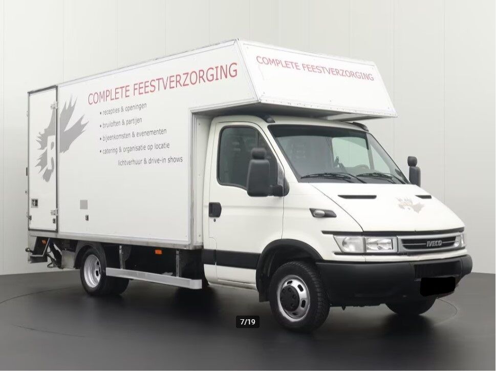 IVECO Daily 40C12  dobozos teherautó