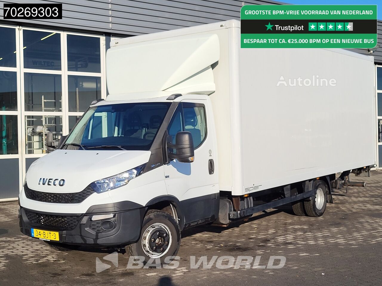 IVECO Daily 70C17 3.0L 170PK Bakwagen Laadklep Koffer LBW Camera Airco box truck