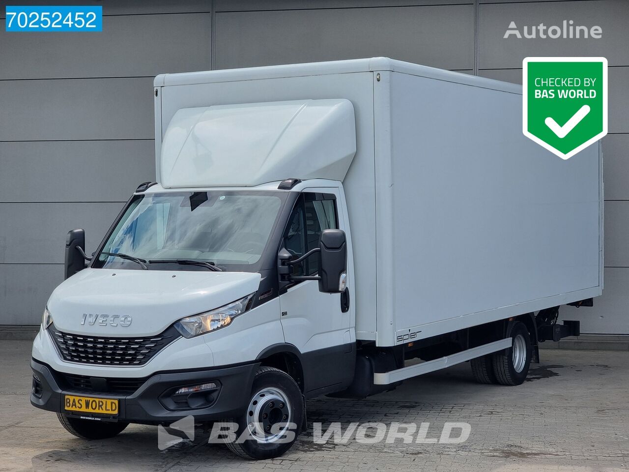 camião furgão IVECO Daily 70C21 3.0L Automaat 7Tons Laadklep Bakwagen Meubelbak Koff