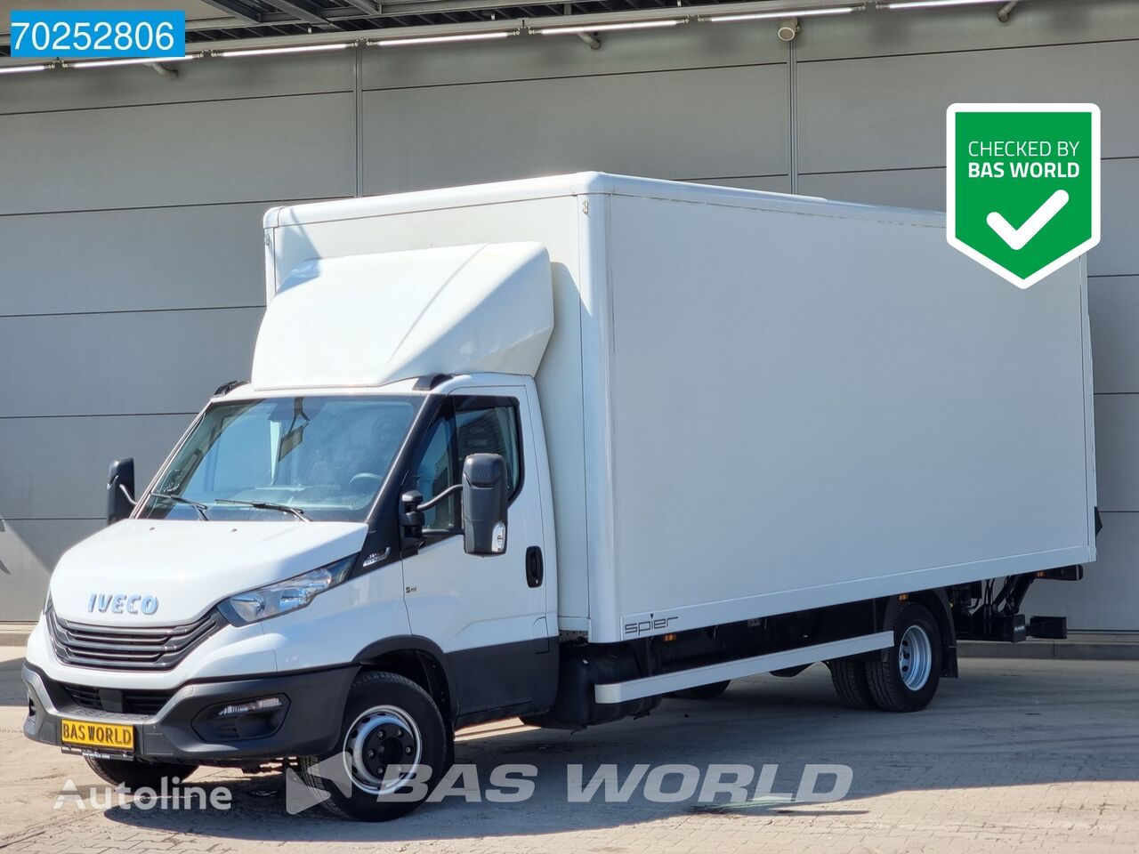 IVECO Daily 70C21 Automaat 3.0L Luchtvering Laadklep Camera Airco Crui box truck